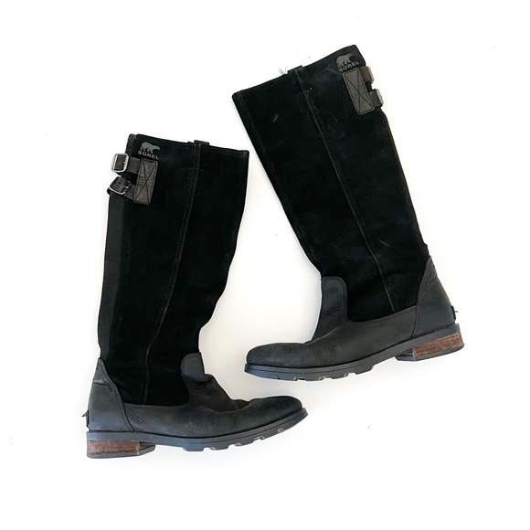 Sorel Shoes - Sorel Women’s Emelie Tall Boots Black Waterproof